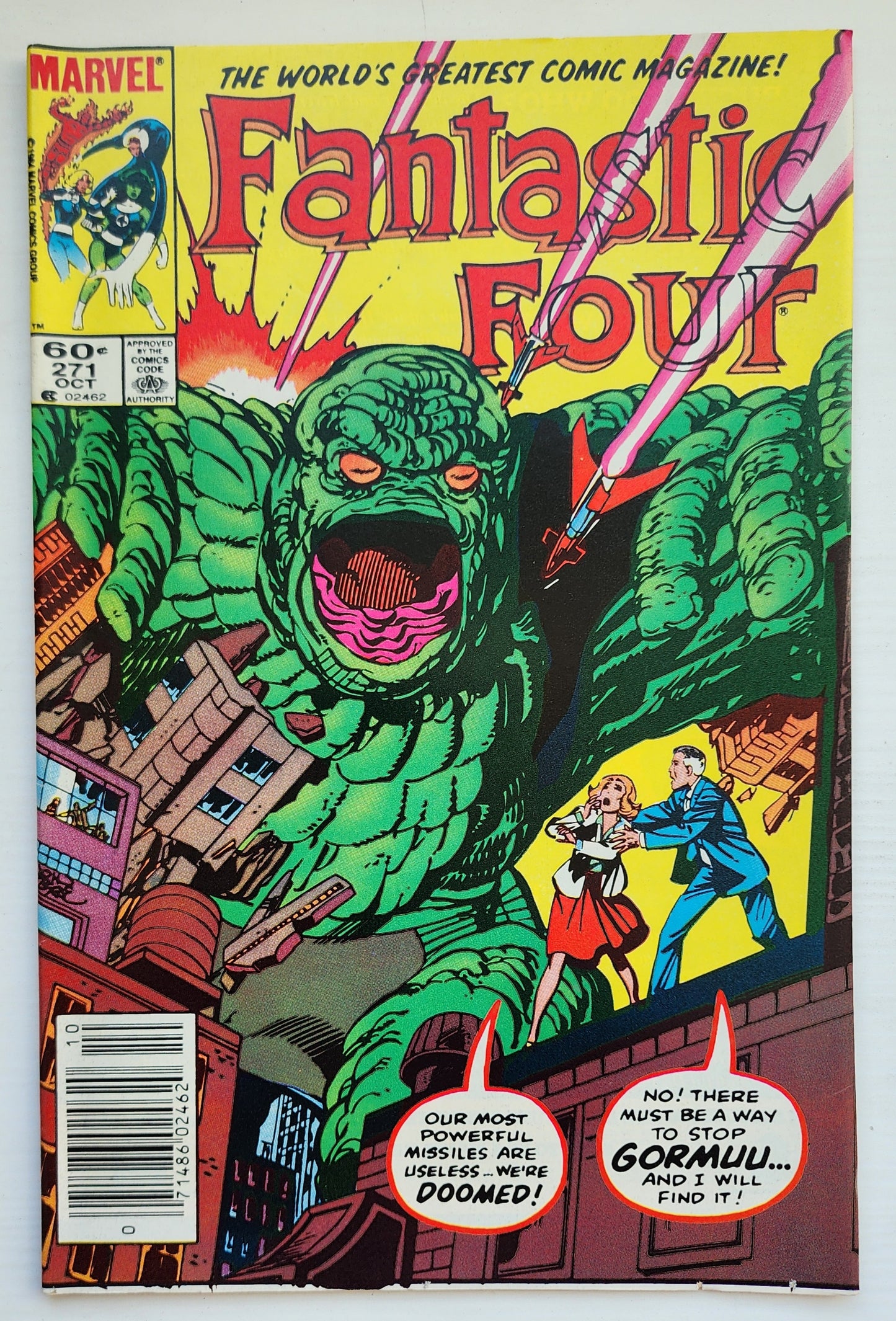 FANTASTIC FOUR #271 1984 NEWSSTAND Fantastic Four MARVEL COMICS