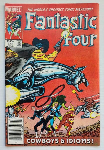 FANTASTIC FOUR #272 1984 NEWSSTAND Fantastic Four MARVEL COMICS