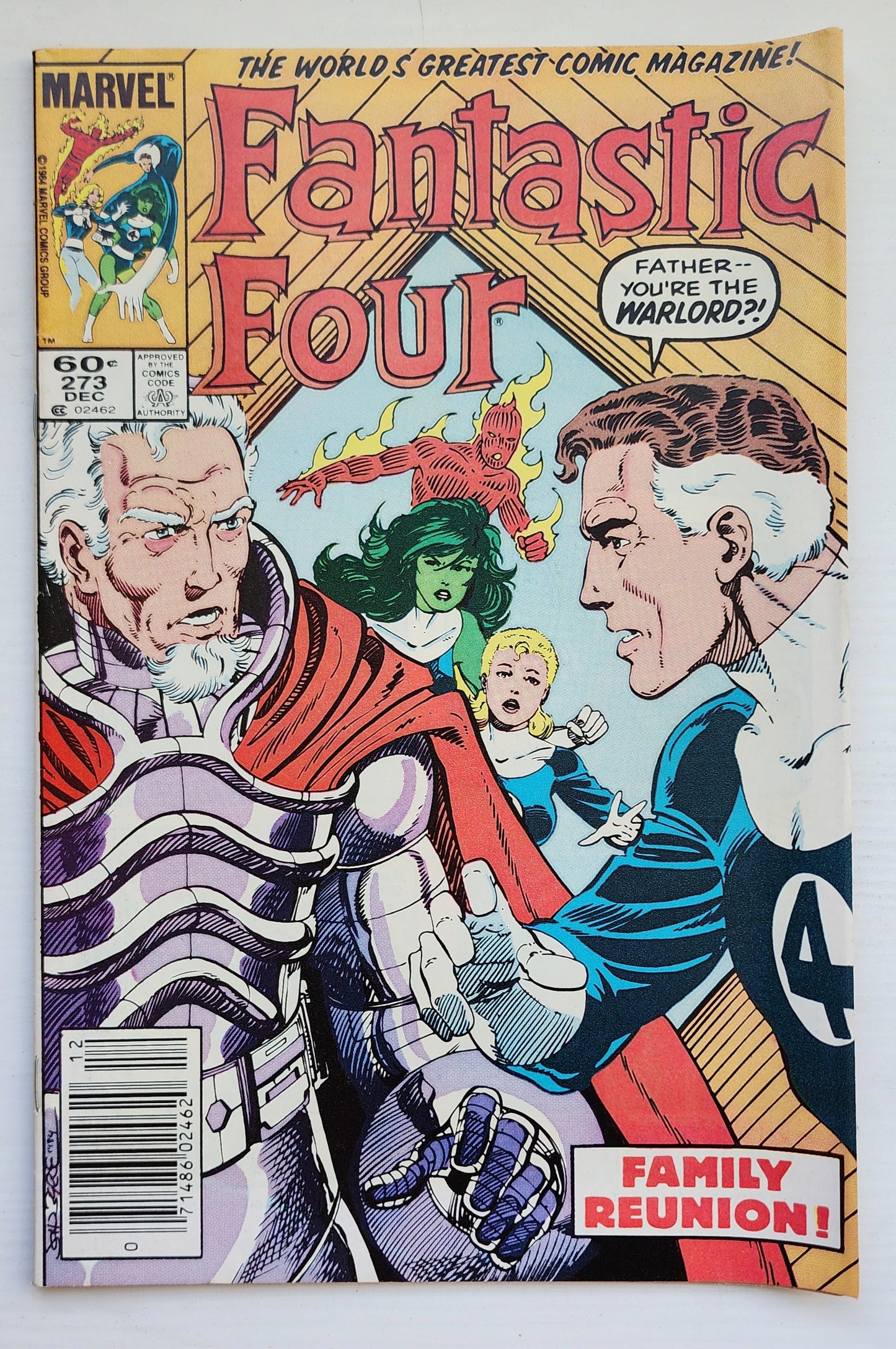 FANTASTIC FOUR #273 1984 NEWSSTAND (1ST APP NATHANIEL RICHARDS) Fantastic Four MARVEL COMICS