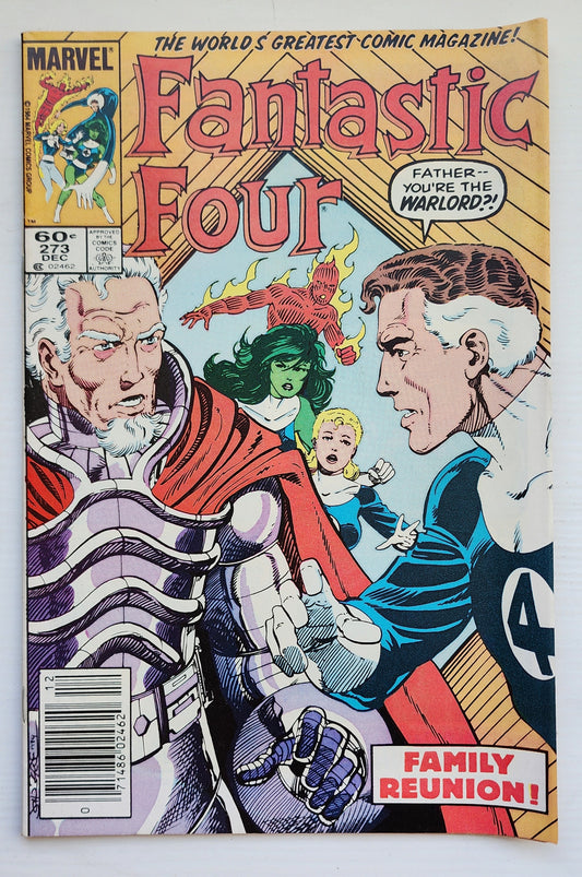 FANTASTIC FOUR #273 1984 NEWSSTAND (1ST APP NATHANIEL RICHARDS) Fantastic Four MARVEL COMICS