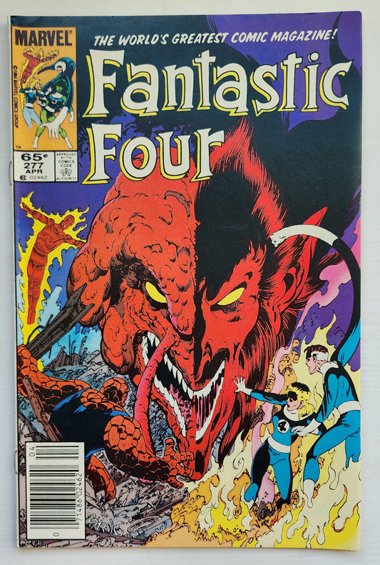 FANTASTIC FOUR #277 1984 NEWSSTAND Fantastic Four MARVEL COMICS