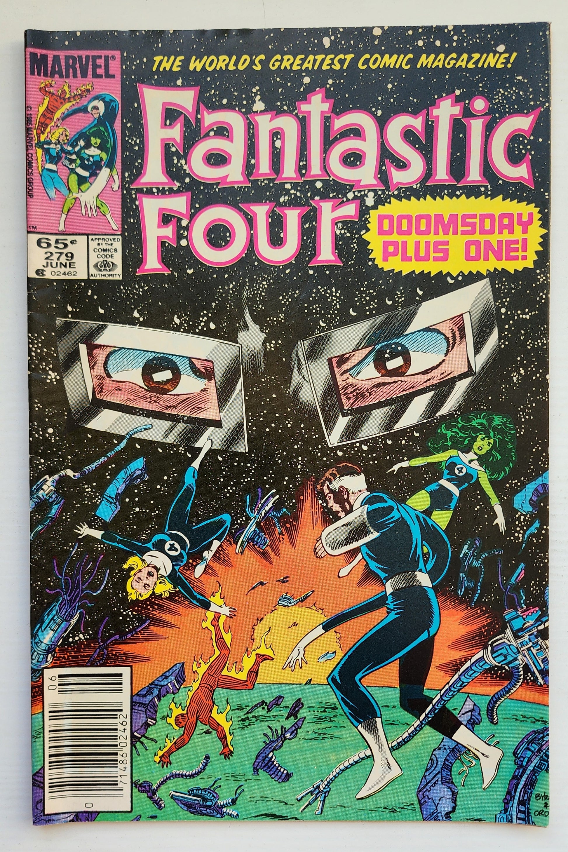 FANTASTIC FOUR #279 1985 NEWSSTAND Fantastic Four MARVEL COMICS