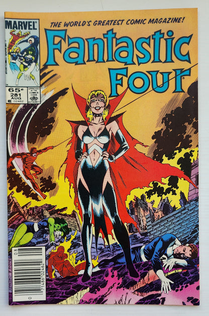 FANTASTIC FOUR #281 1985 NEWSSTAND Fantastic Four MARVEL COMICS