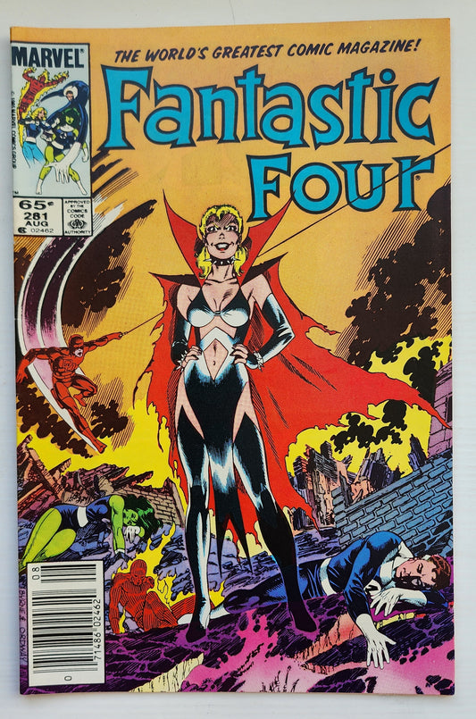 FANTASTIC FOUR #281 1985 NEWSSTAND Fantastic Four MARVEL COMICS