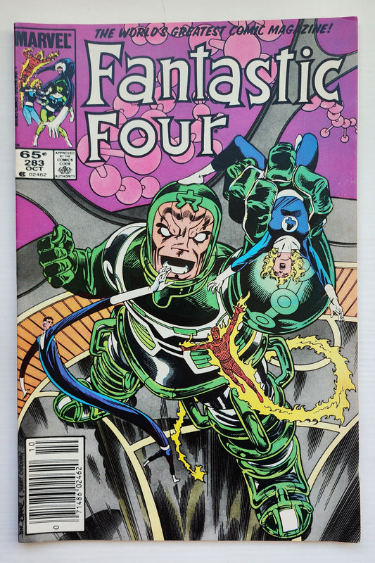 FANTASTIC FOUR #283 1985 NEWSSTAND Fantastic Four MARVEL COMICS