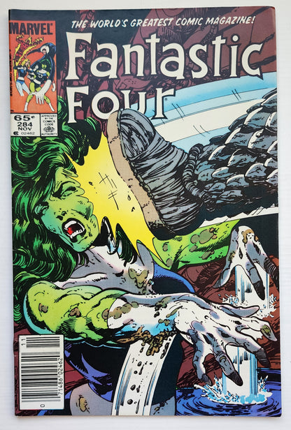 FANTASTIC FOUR #284 1985 NEWSSTAND Fantastic Four MARVEL COMICS
