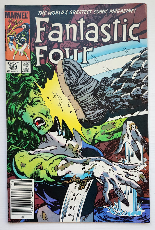 FANTASTIC FOUR #284 1985 NEWSSTAND Fantastic Four MARVEL COMICS
