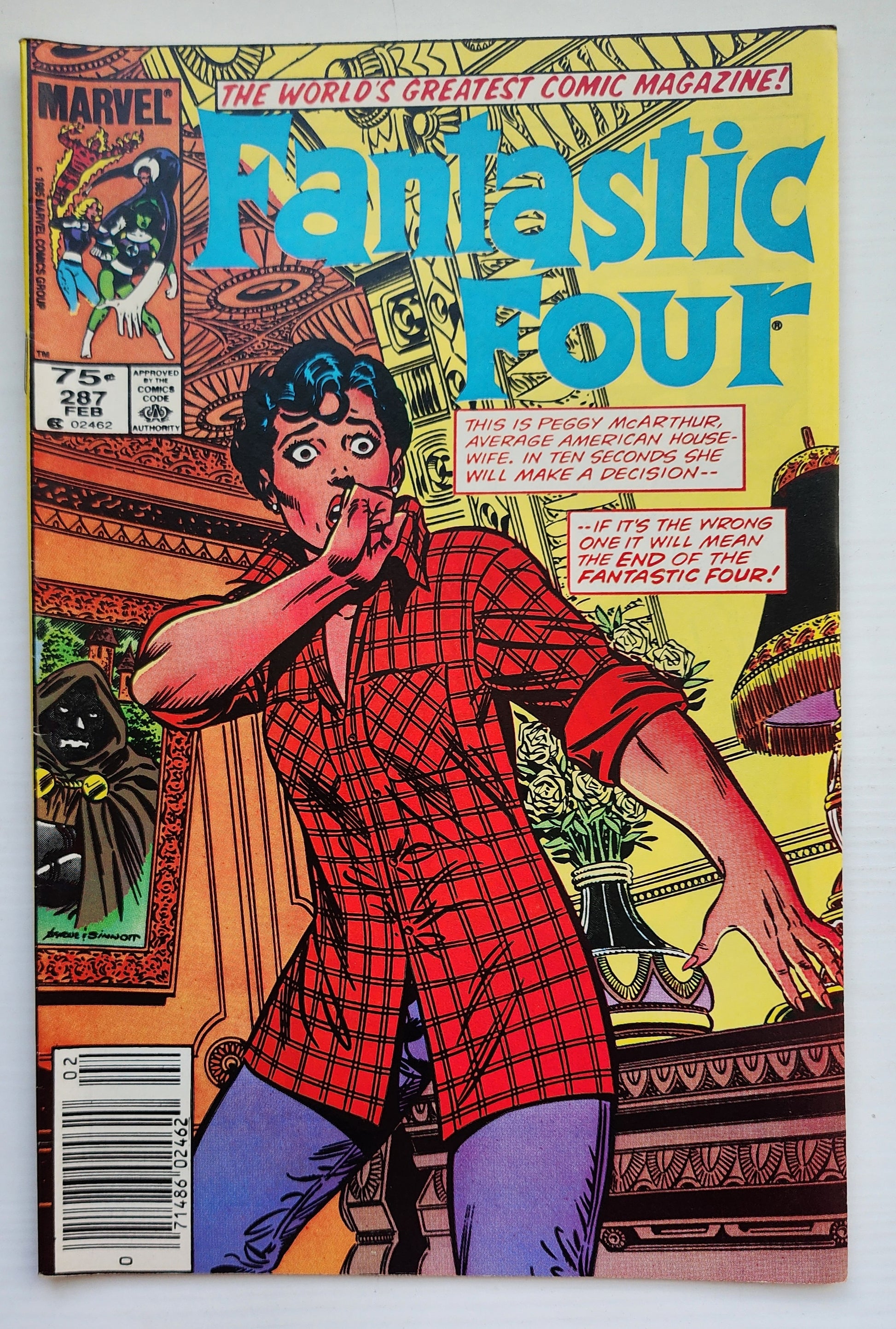 FANTASTIC FOUR #287 1986 NEWSSTAND Fantastic Four MARVEL COMICS