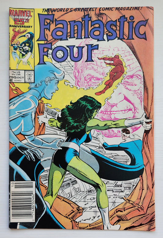 FANTASTIC FOUR #295 1986 NEWSSTAND Fantastic Four MARVEL COMICS