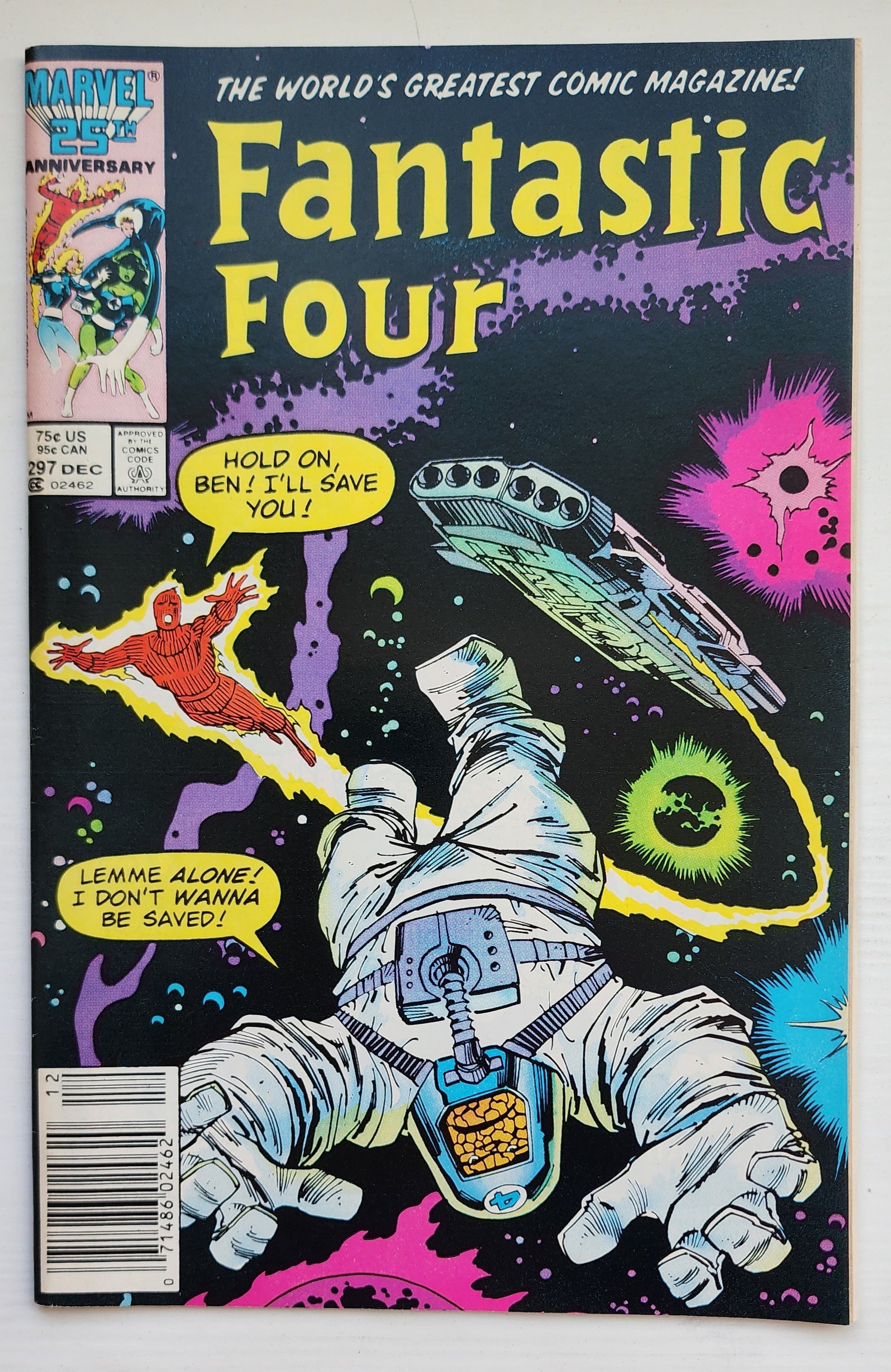 FANTASTIC FOUR #297 1986 NEWSSTAND Fantastic Four MARVEL COMICS