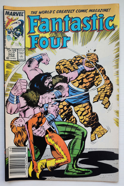 FANTASTIC FOUR #303 1987 NEWSSTAND Fantastic Four MARVEL COMICS