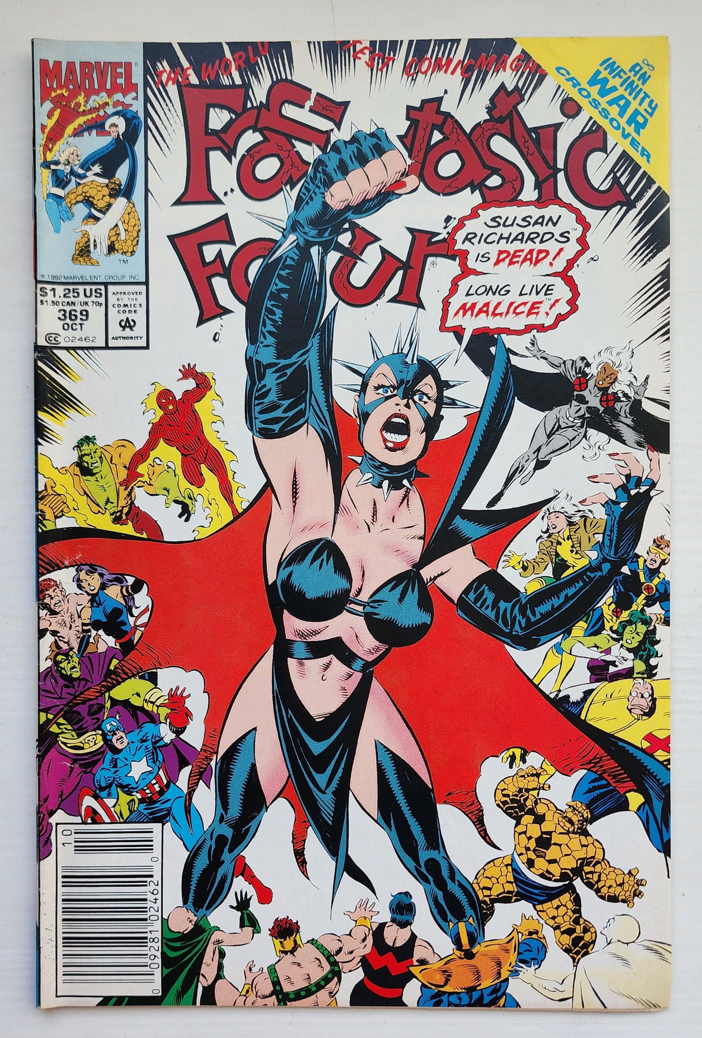 FANTASTIC FOUR #369 1992 NEWSSTAND Fantastic Four MARVEL COMICS