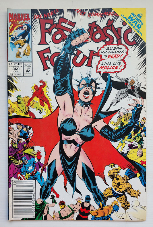 FANTASTIC FOUR #369 1992 NEWSSTAND Fantastic Four MARVEL COMICS