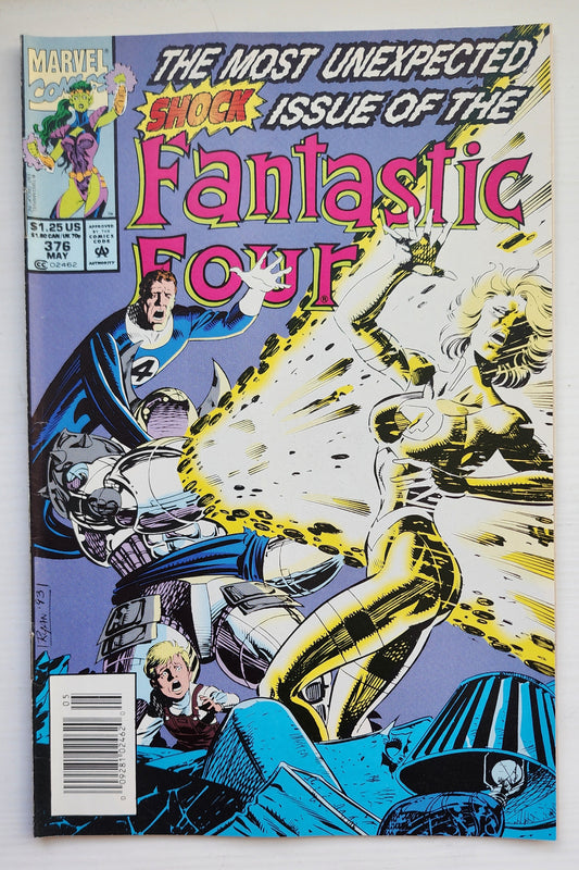 FANTASTIC FOUR #376 1993 NEWSSTAND Fantastic Four MARVEL COMICS