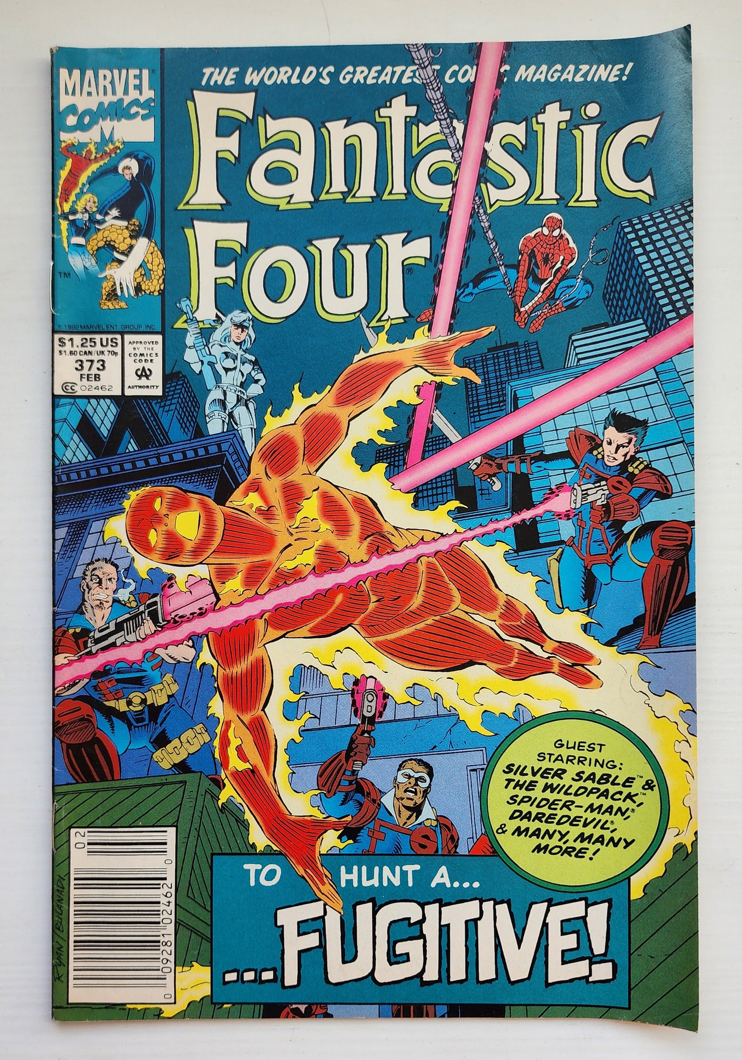 FANTASTIC FOUR #373 1993 NEWSSTAND Fantastic Four MARVEL COMICS