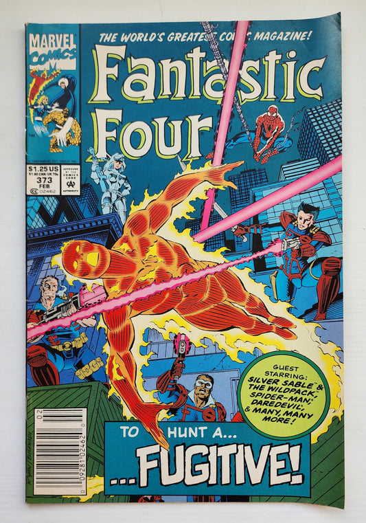FANTASTIC FOUR #373 1993 NEWSSTAND Fantastic Four MARVEL COMICS