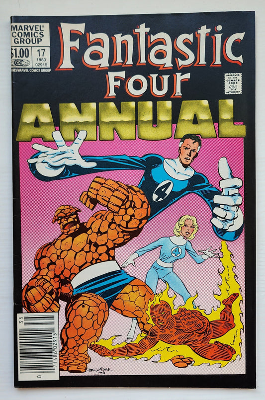 FANTASTIC FOUR ANNUAL #17 1983 NEWSSTAND Fantastic Four MARVEL COMICS