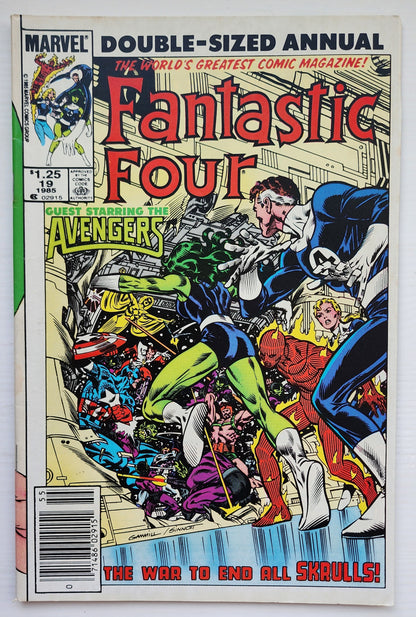 FANTASTIC FOUR ANNUAL #19 1985 NEWSSTAND Fantastic Four MARVEL COMICS