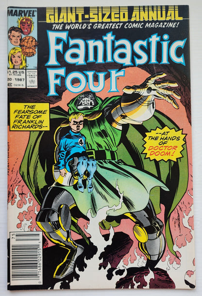 FANTASTIC FOUR ANNUAL #20 1987 NEWSSTAND Fantastic Four MARVEL COMICS