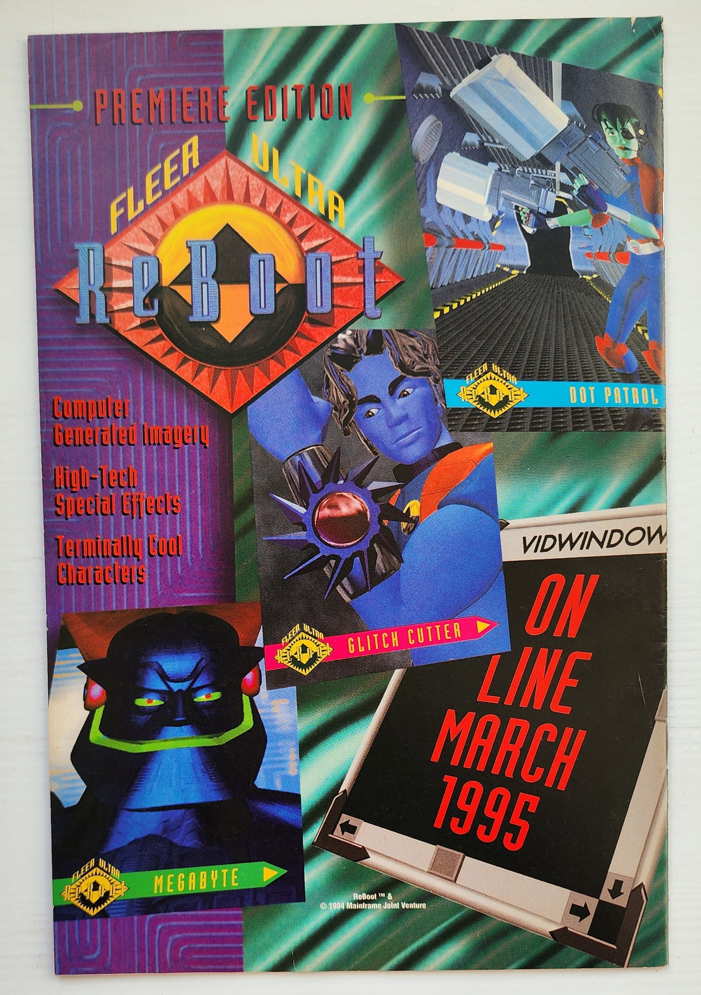 MARVEL ACTION HOUR #6 FEATURING FANTASTIC FOUR 1995 NEWSSTAND Fantastic Four MARVEL COMICS