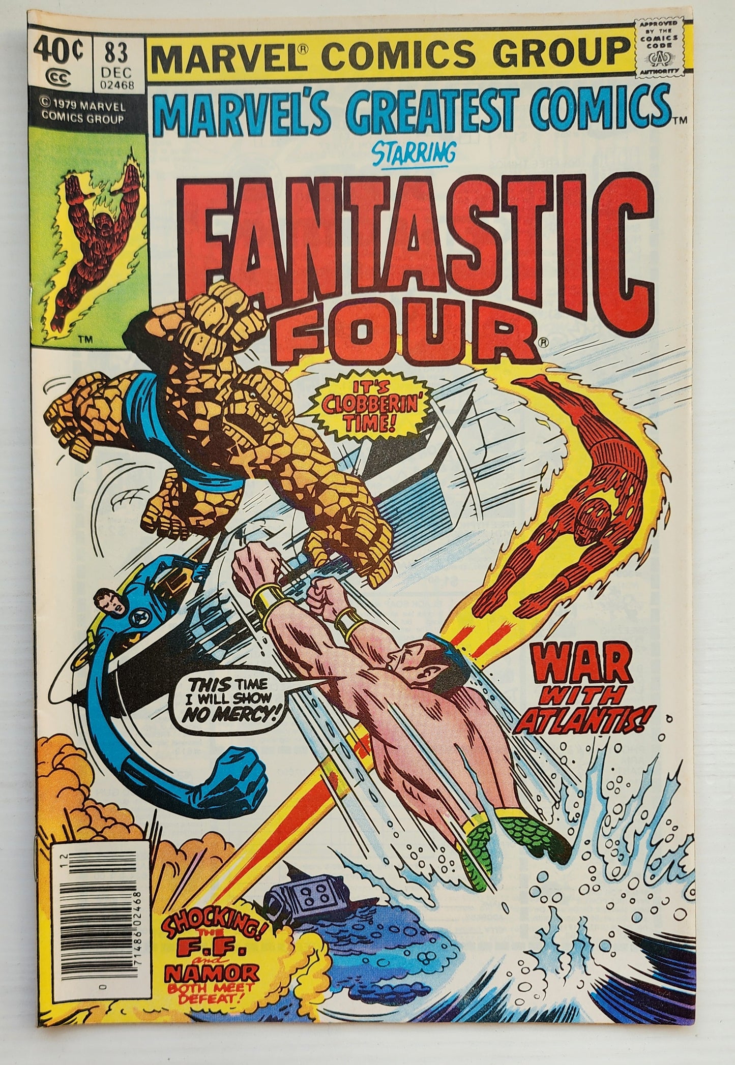 MARVELS GREATEST COMICS #83 FANTASTIC FOUR 1979 NEWSSTAND Fantastic Four MARVEL COMICS