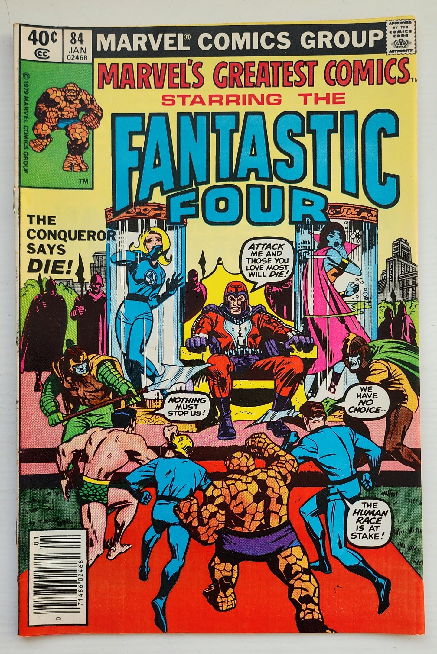 MARVELS GREATEST COMICS #84 FANTASTIC FOUR 1980 NEWSSTAND Fantastic Four MARVEL COMICS