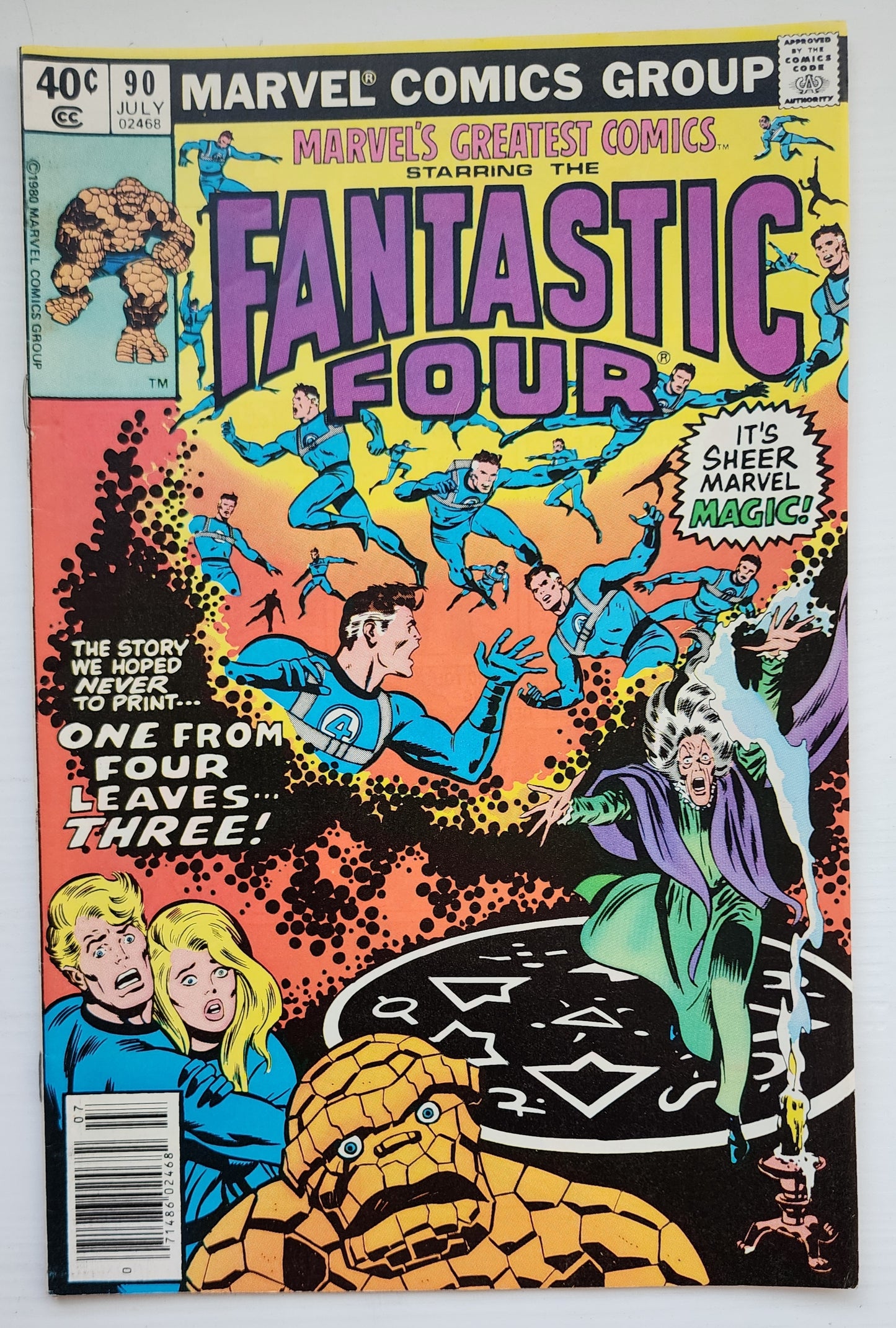 MARVELS GREATEST COMICS #90 FANTASTIC FOUR 1980 NEWSSTAND Fantastic Four MARVEL COMICS