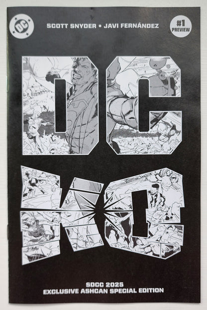 DC KO #1 SDCC 2025 EXCLUSIVE ASHCAN 2025 DC KO DC COMICS