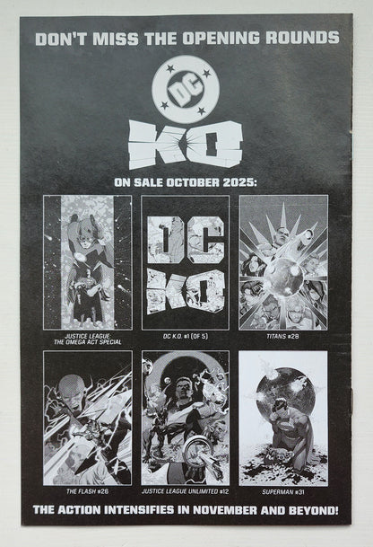 DC KO #1 SDCC 2025 EXCLUSIVE ASHCAN 2025 DC KO DC COMICS