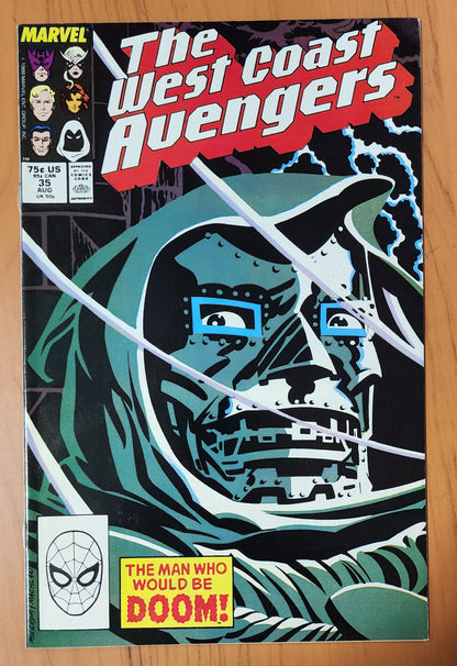 WEST COAST AVENGERS #35 1988 [J02] West Coast Avengers CRUSADE COMICS