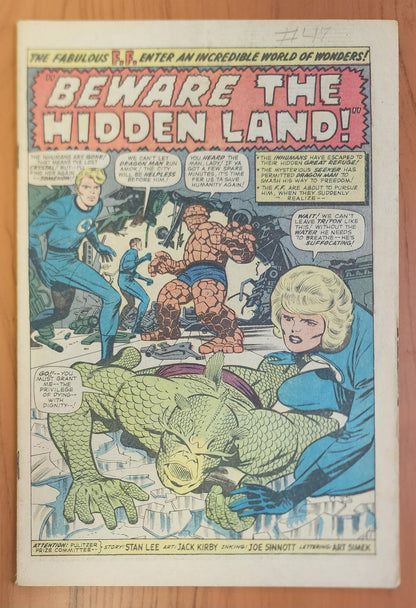 FANTASTIC FOUR #47 1966 Fantastic Four MARVEL COMICS