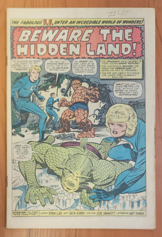 FANTASTIC FOUR #47 1966 Fantastic Four MARVEL COMICS