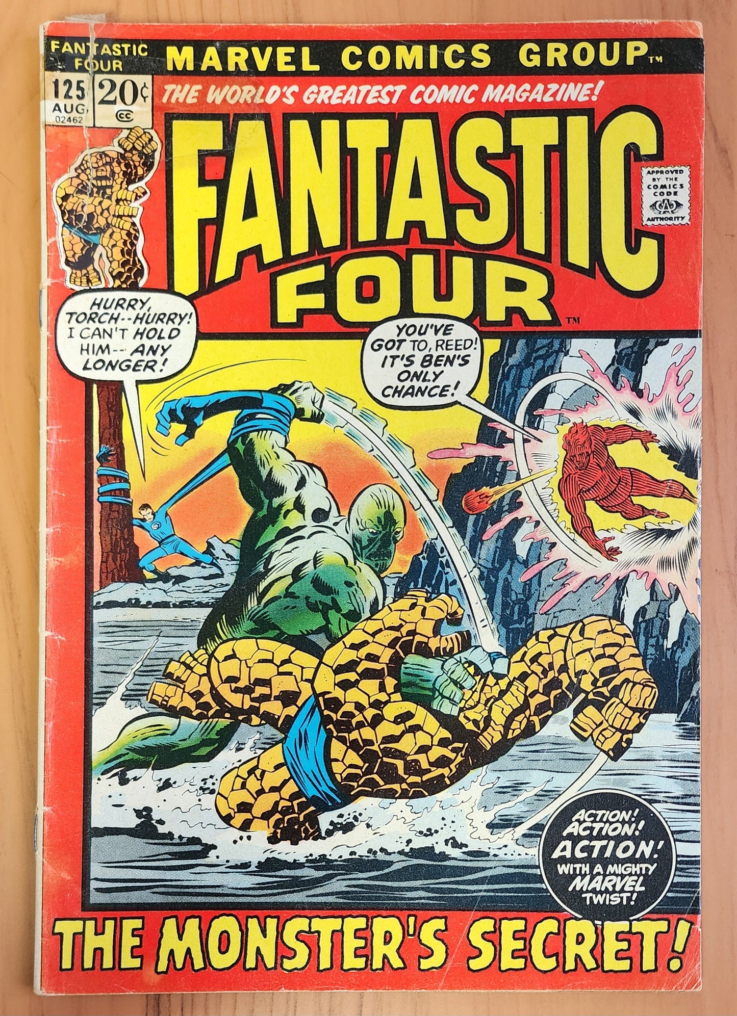 FANTASTIC FOUR #125 197 Fantastic Four MARVEL COMICS