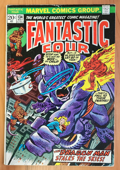 FANTASTIC FOUR #134 1973 Fantastic Four MARVEL COMICS