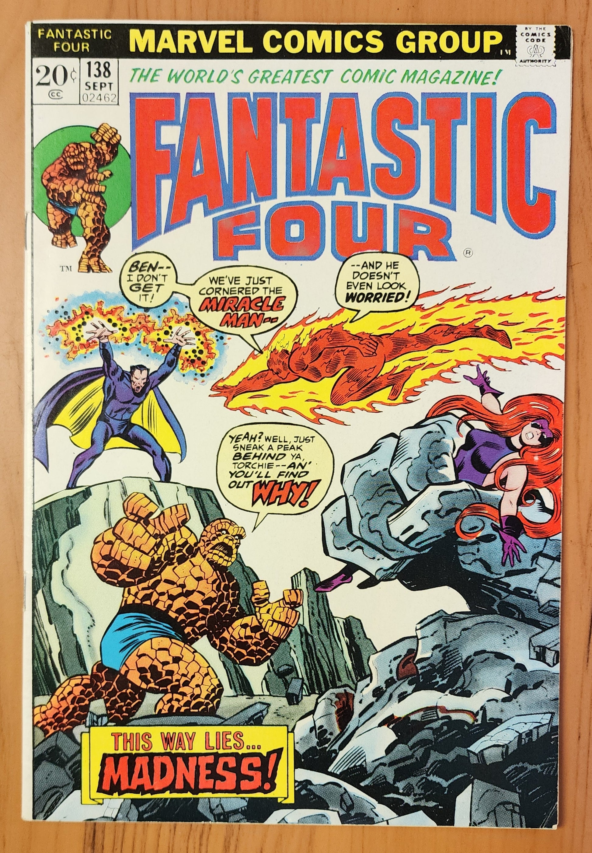FANTASTIC FOUR #138 1973 Fantastic Four MARVEL COMICS
