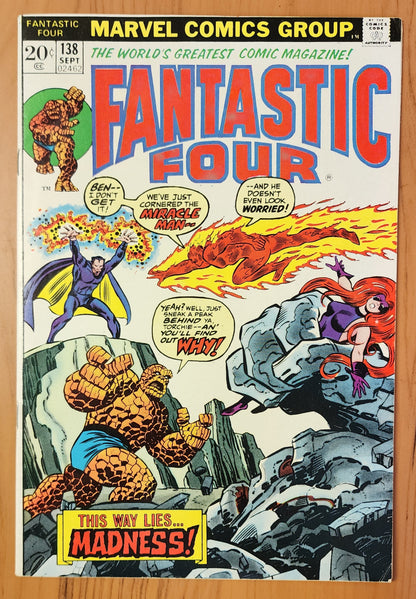 FANTASTIC FOUR #138 1973 Fantastic Four MARVEL COMICS