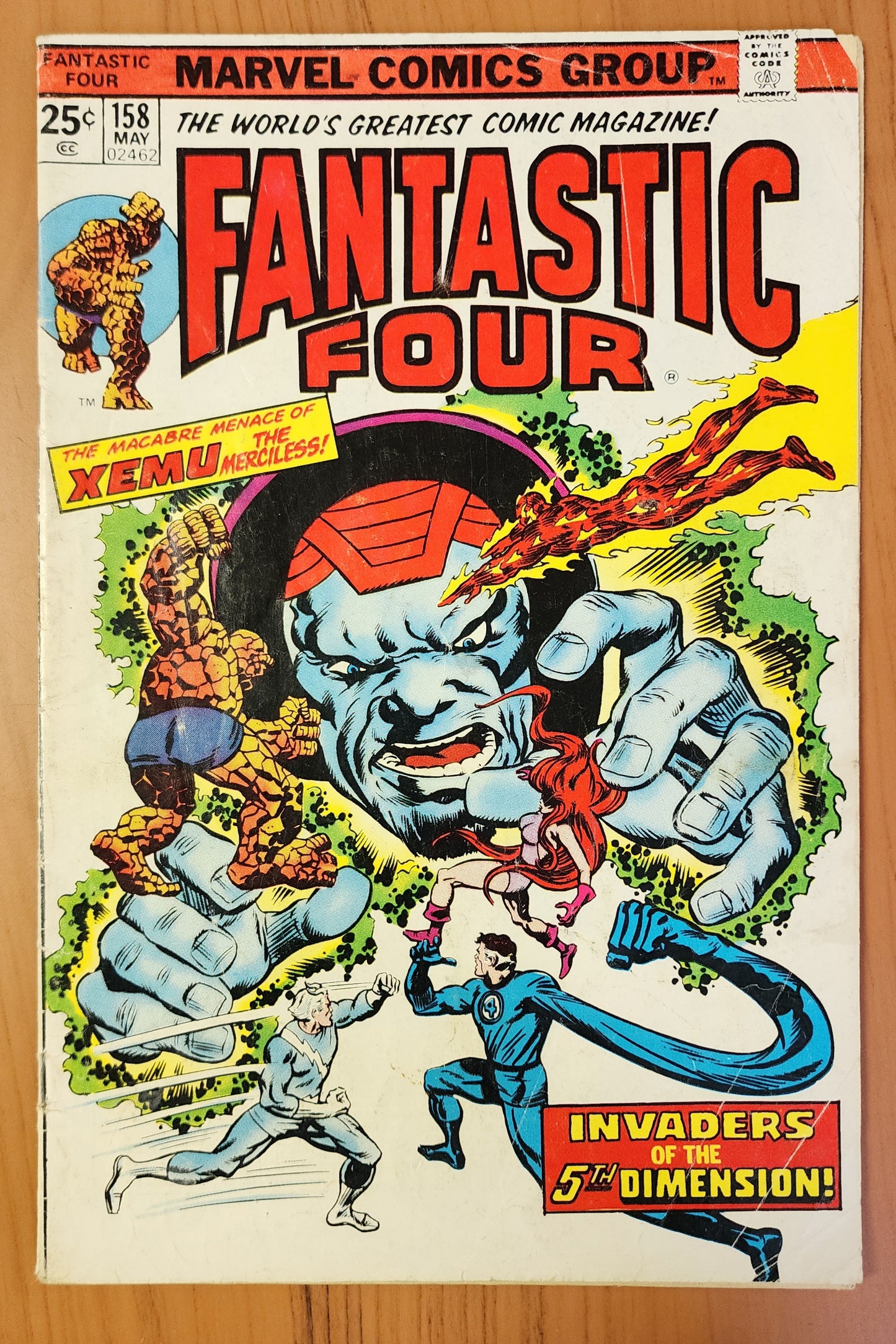FANTASTIC FOUR #158 1975 Fantastic Four MARVEL COMICS