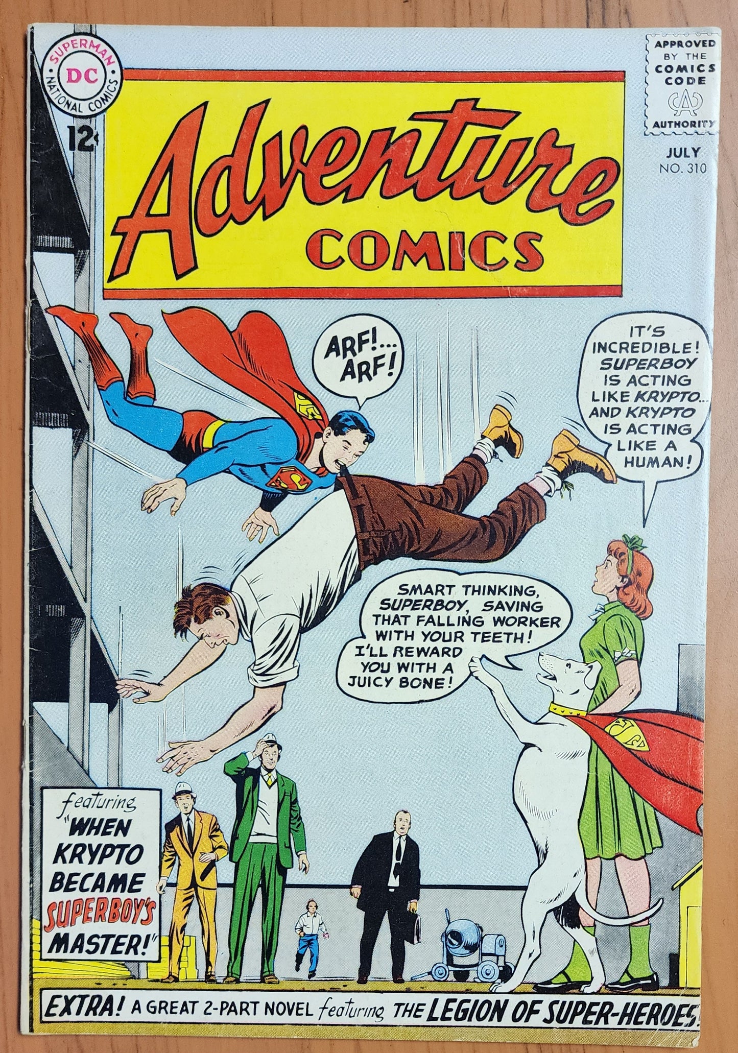 ADVENTURE COMICS #310 1963 KRYPTO Adventure Comics MARVEL COMICS