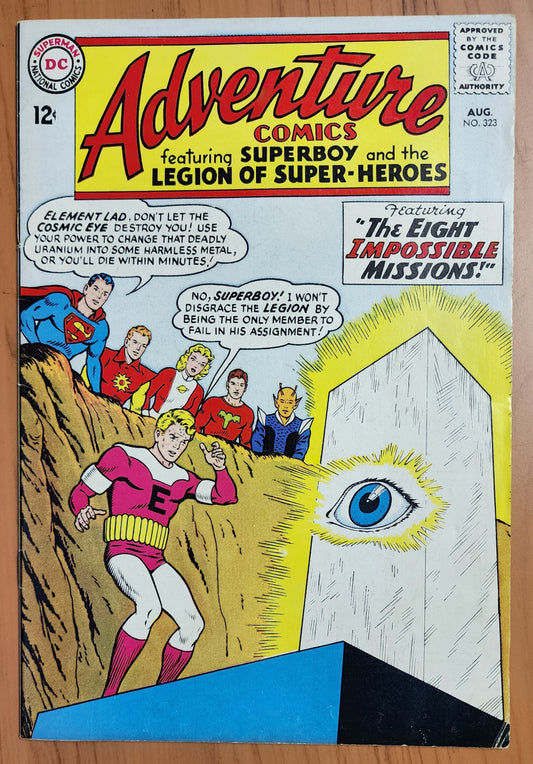 ADVENTURE COMICS #323 1964 Adventure Comics MARVEL COMICS