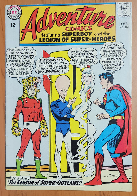 ADVENTURE COMICS #324 1964 Adventure Comics MARVEL COMICS