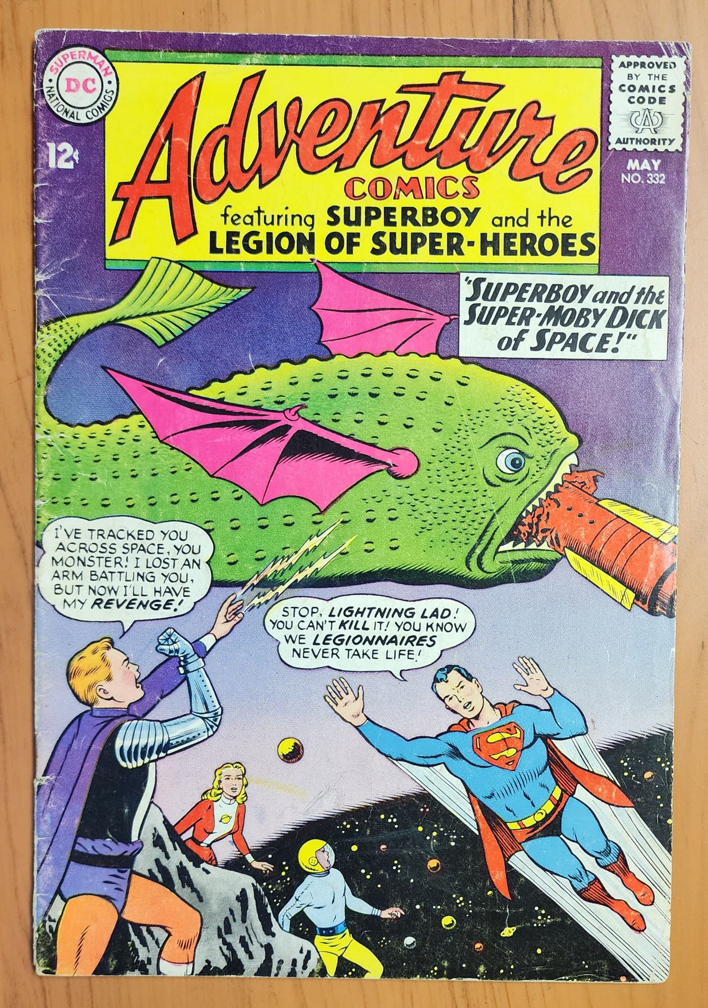 ADVENTURE COMICS #332 1965 [J01] Adventure Comics DC COMICS