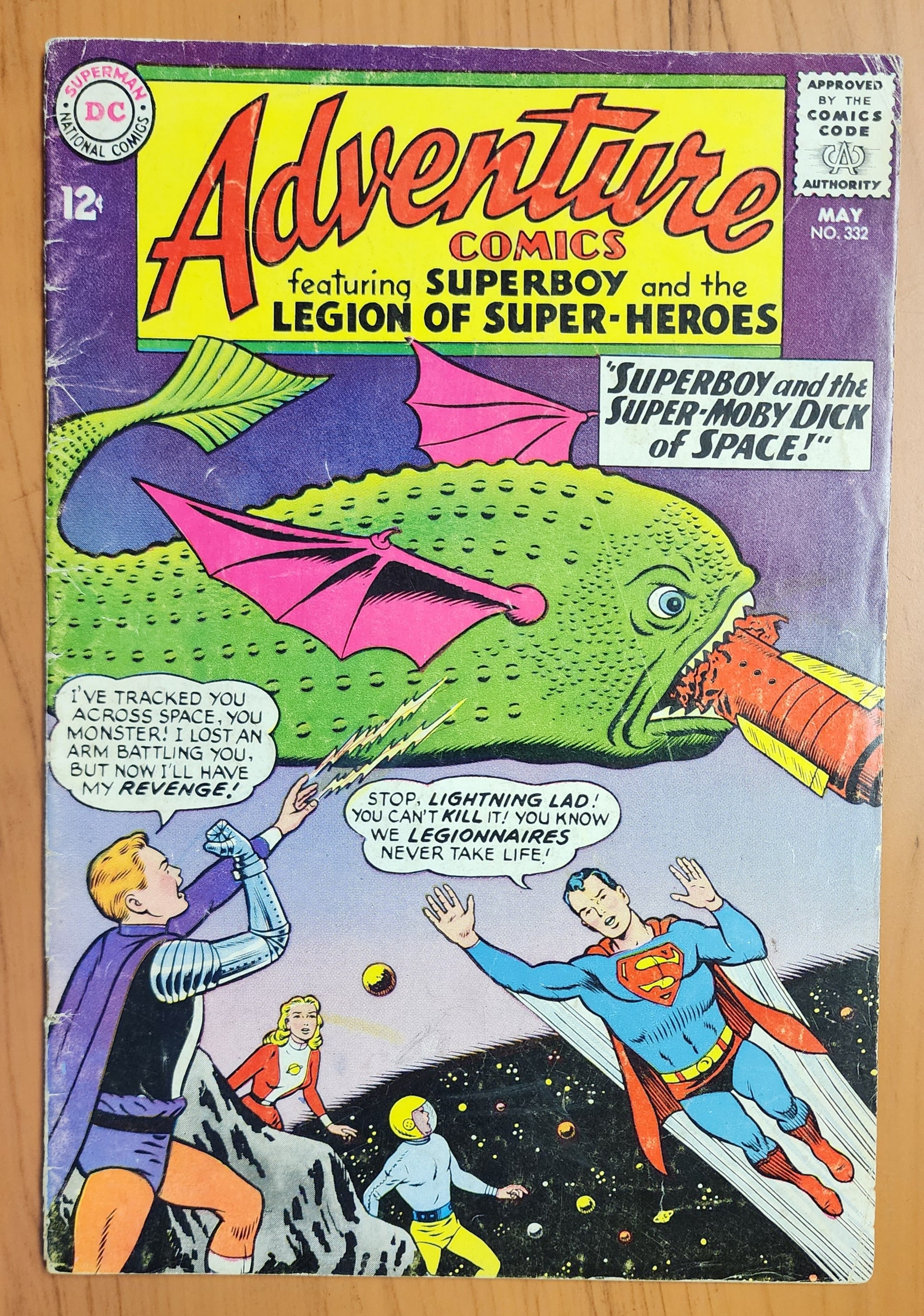 ADVENTURE COMICS #332 1965 [J01] Adventure Comics DC COMICS