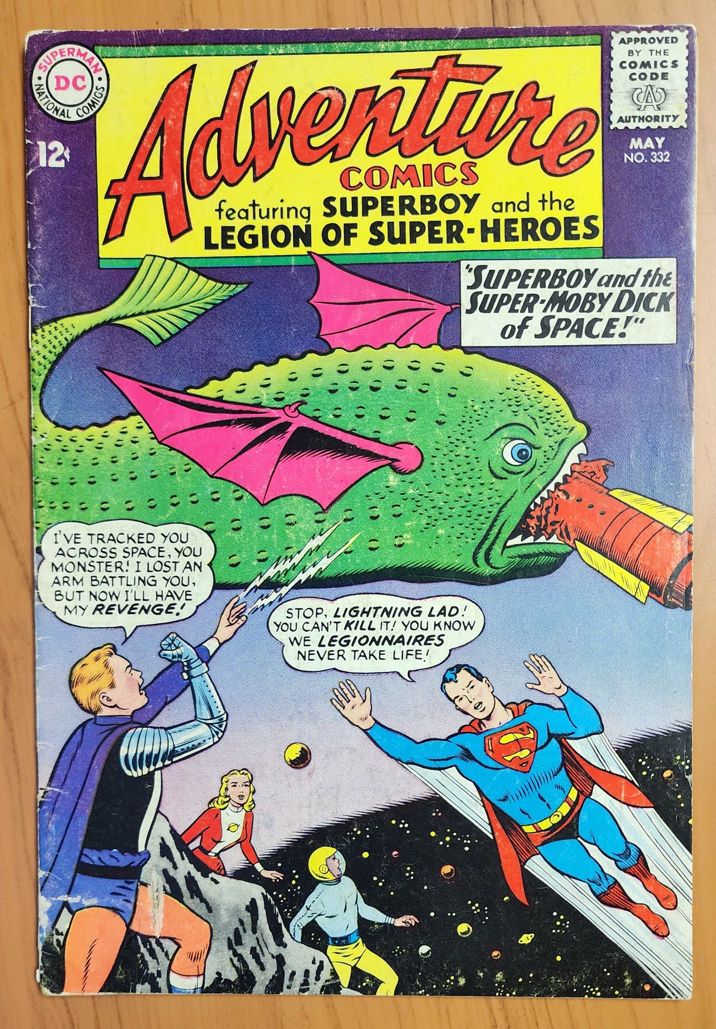 ADVENTURE COMICS #332 1965 [J02] Adventure Comics DC COMICS