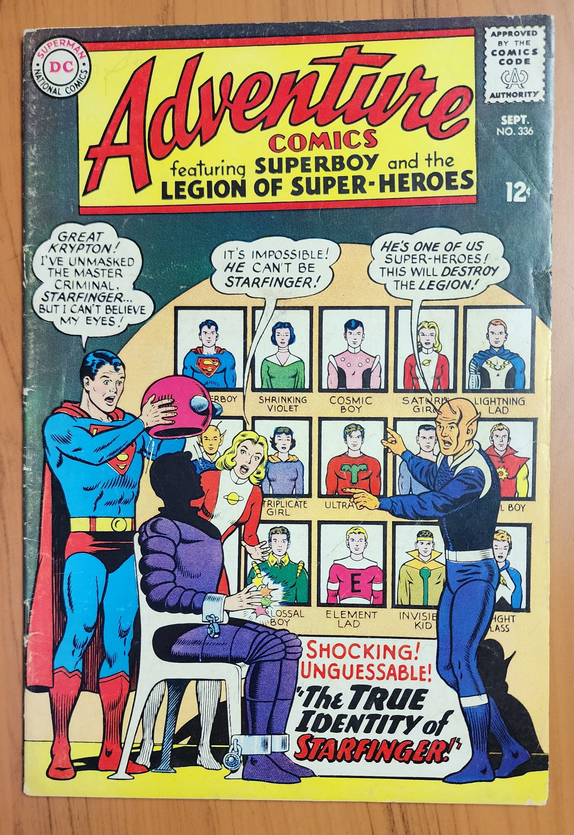 ADVENTURE COMICS #336 1965 Adventure Comics DC COMICS