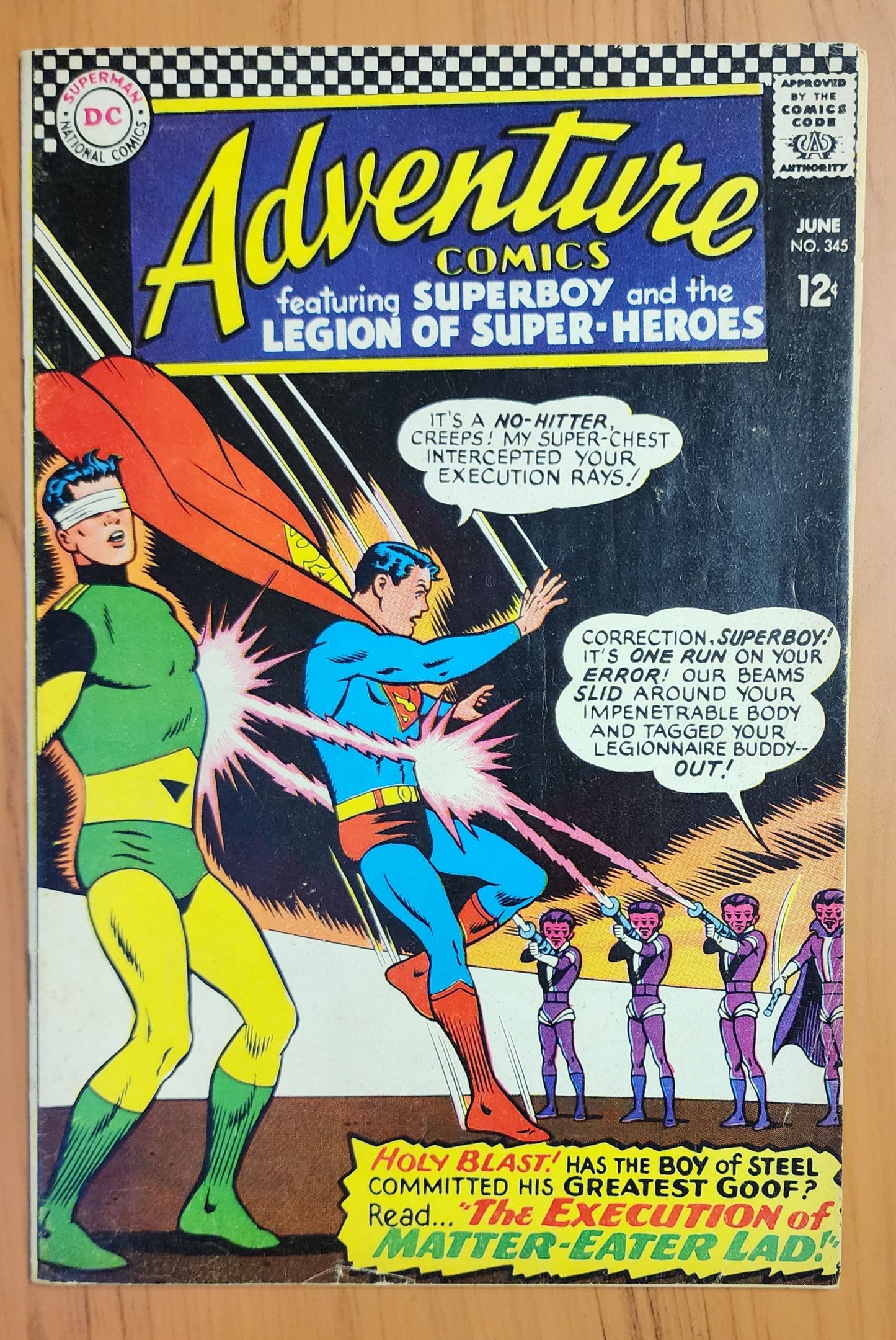ADVENTURE COMICS #345 1966 Adventure Comics DC COMICS