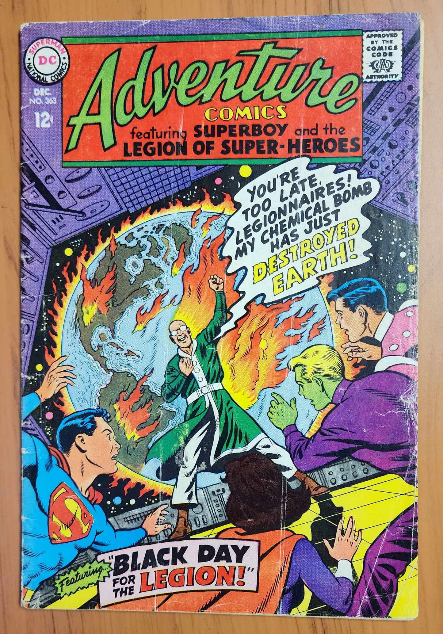 ADVENTURE COMICS #363 1967 Adventure Comics DC COMICS