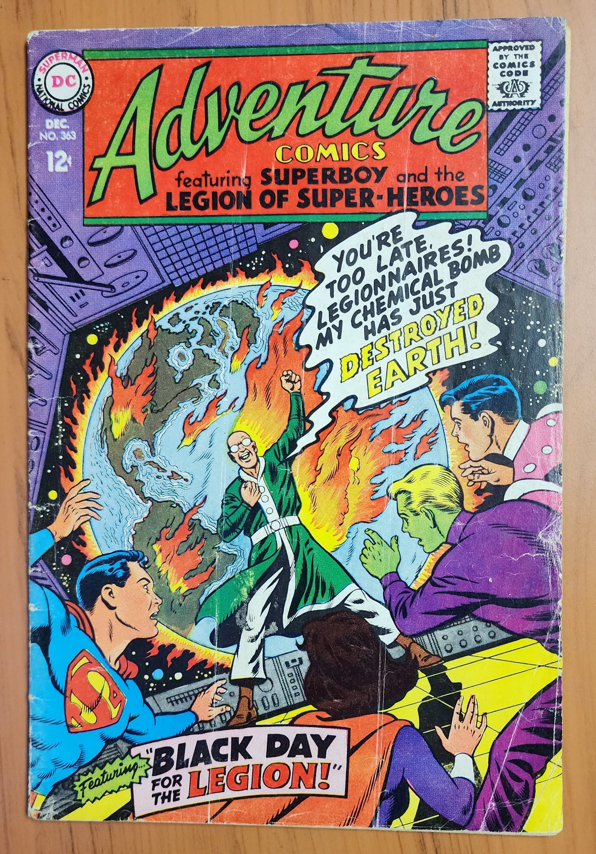 ADVENTURE COMICS #363 1967 Adventure Comics DC COMICS