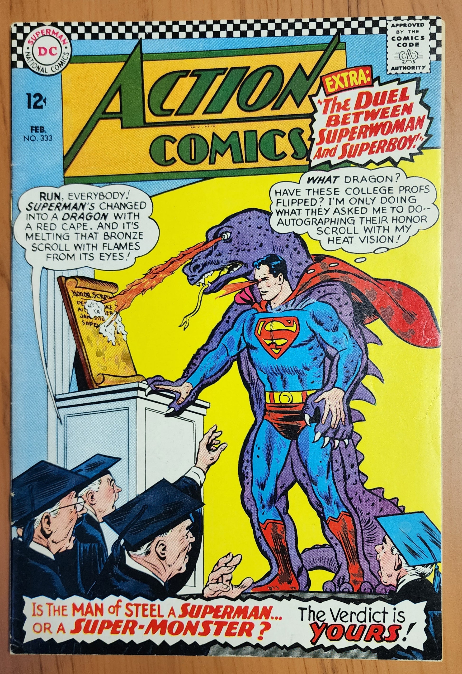 ACTION COMICS #333 1966 [J01] Action Comics DC COMICS