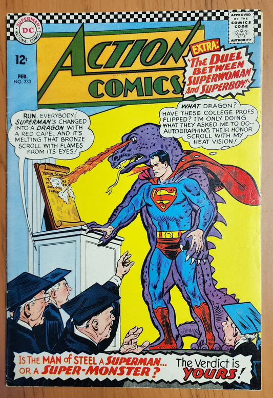 ACTION COMICS #333 1966 [J01] Action Comics DC COMICS