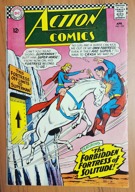 ACTION COMICS #336 1966 Action Comics DC COMICS